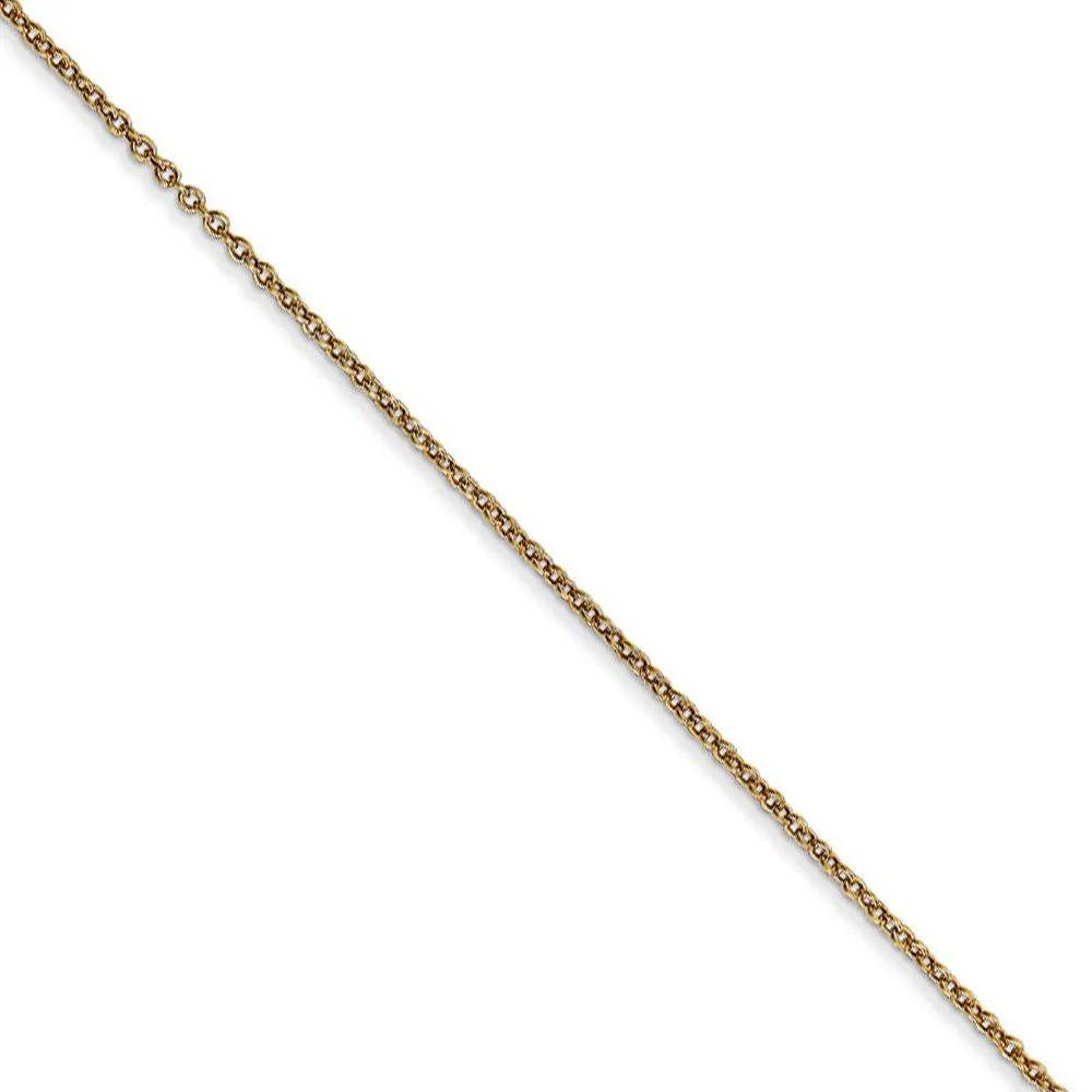 14k Two Tone Gold and Rhodium Sister Heart Necklace