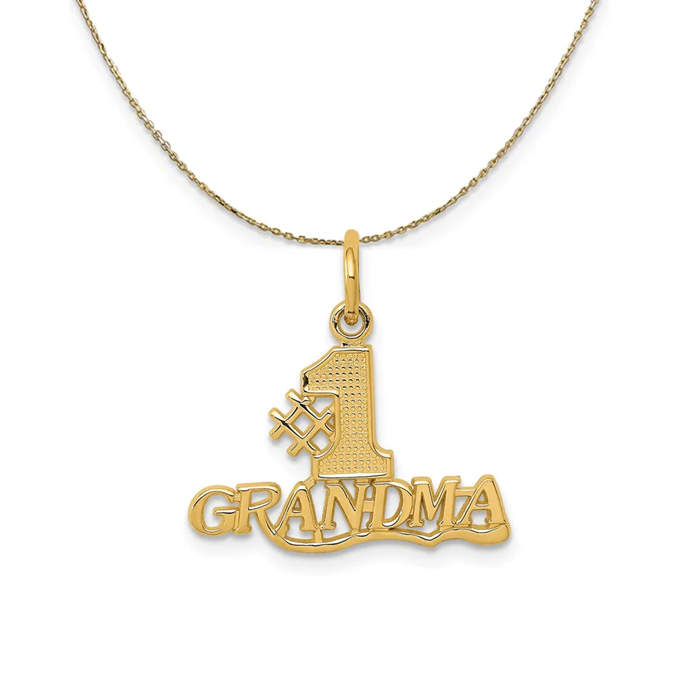 14k Yellow Gold #1 Grandma Necklace