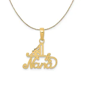 14k Yellow Gold #1 Nana Necklace