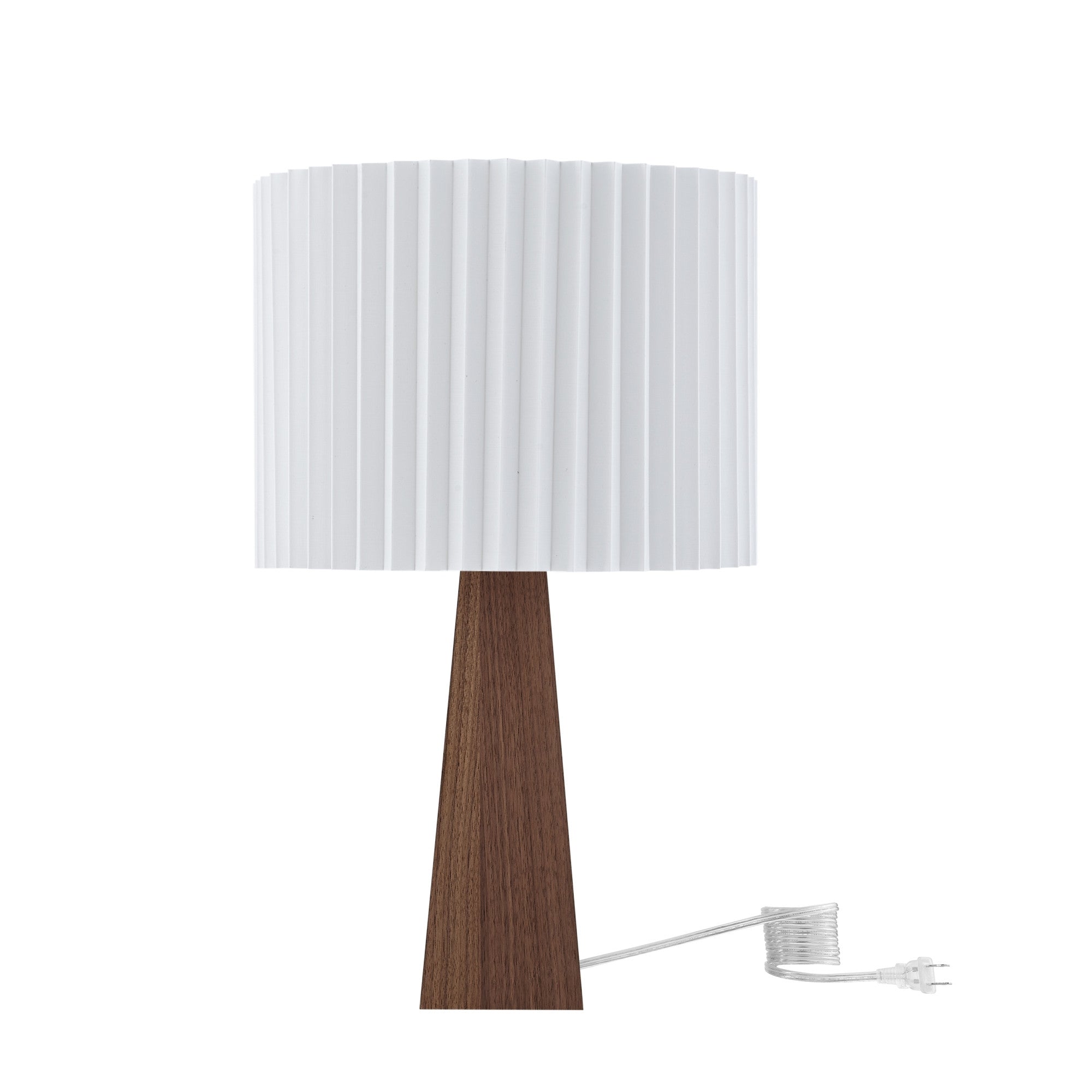 20 Ivory Solid Wood USB Table Lamp With Ivory Drum Shade