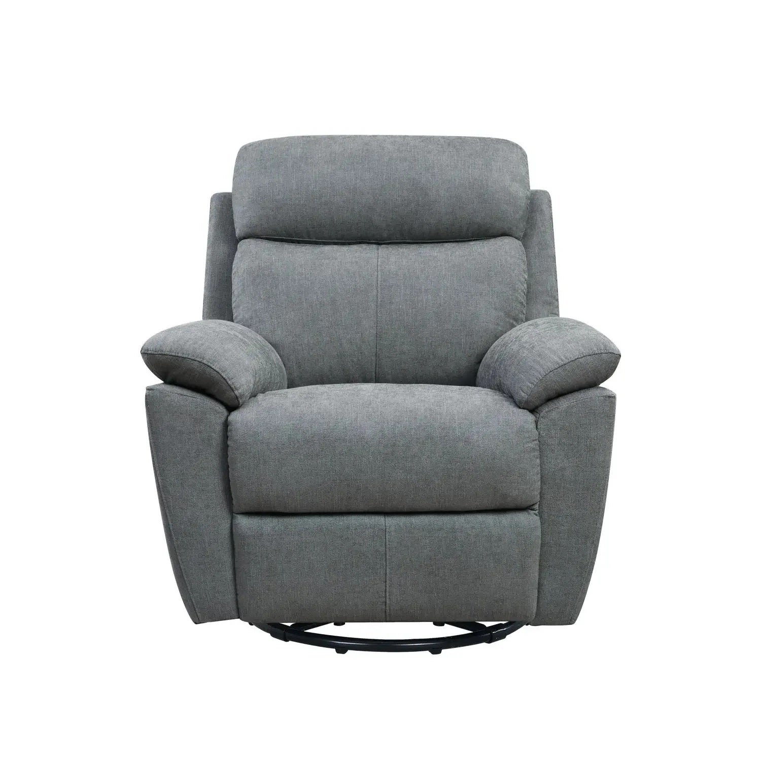 35 Light Gray Fabric Power Recliner With USB