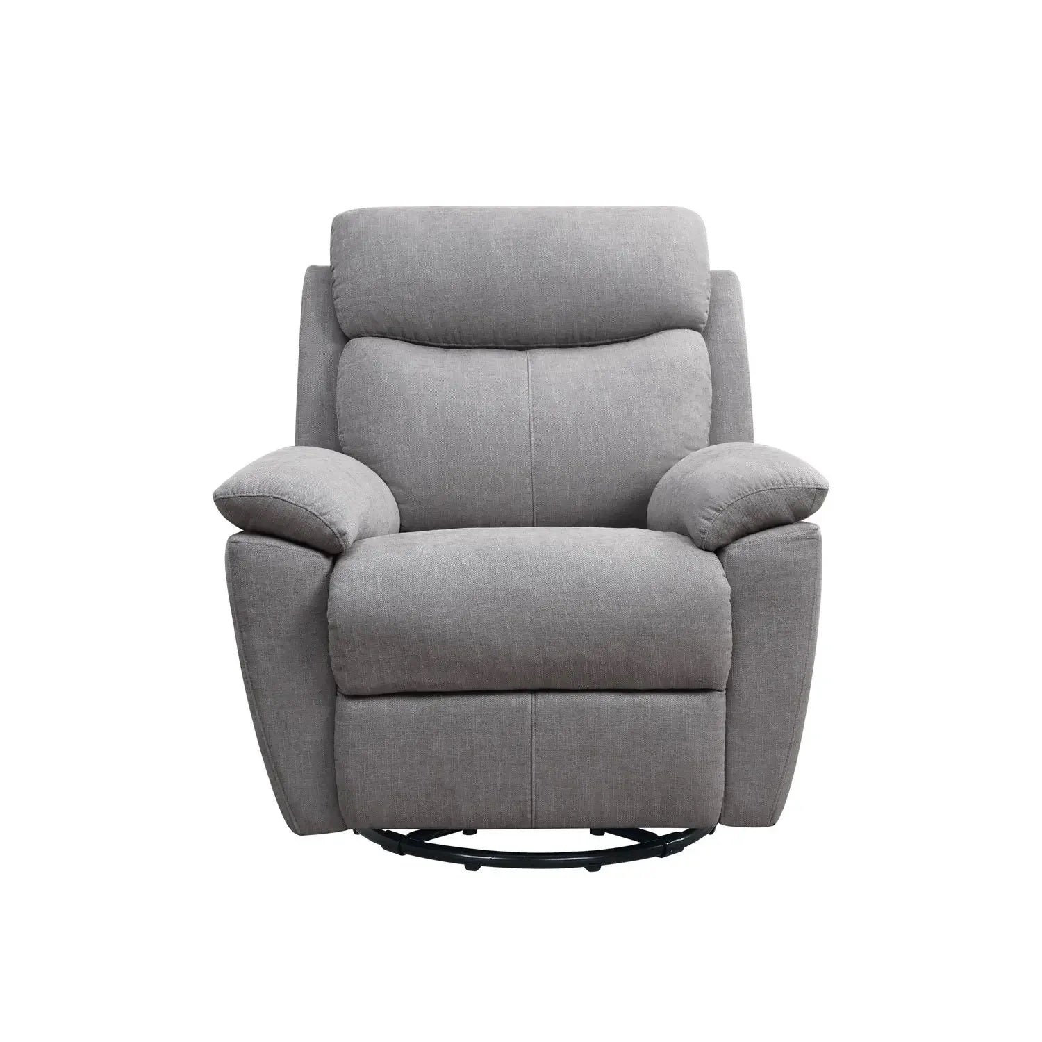 35 Light Gray Fabric Power Recliner With USB