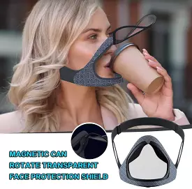 Adjustable Smart Double-layer Anti-fog Outdoor Silicone Mask