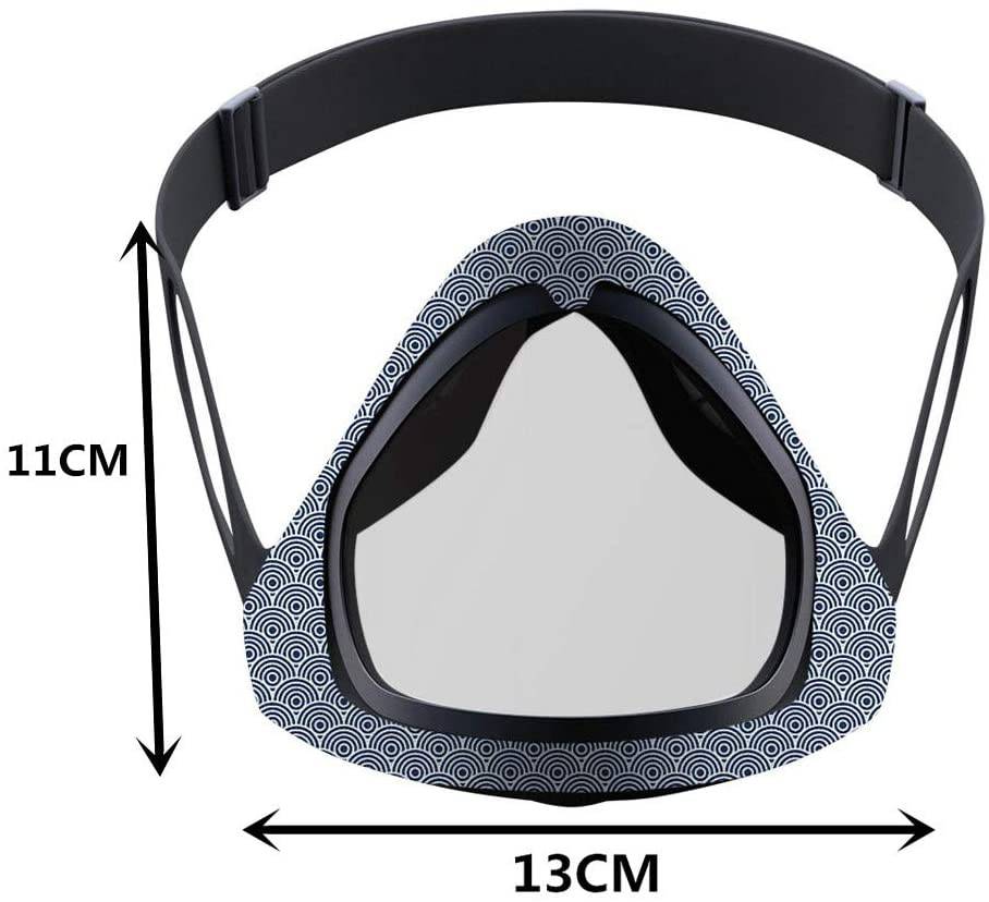 Adjustable Smart Double-layer Anti-fog Outdoor Silicone Mask