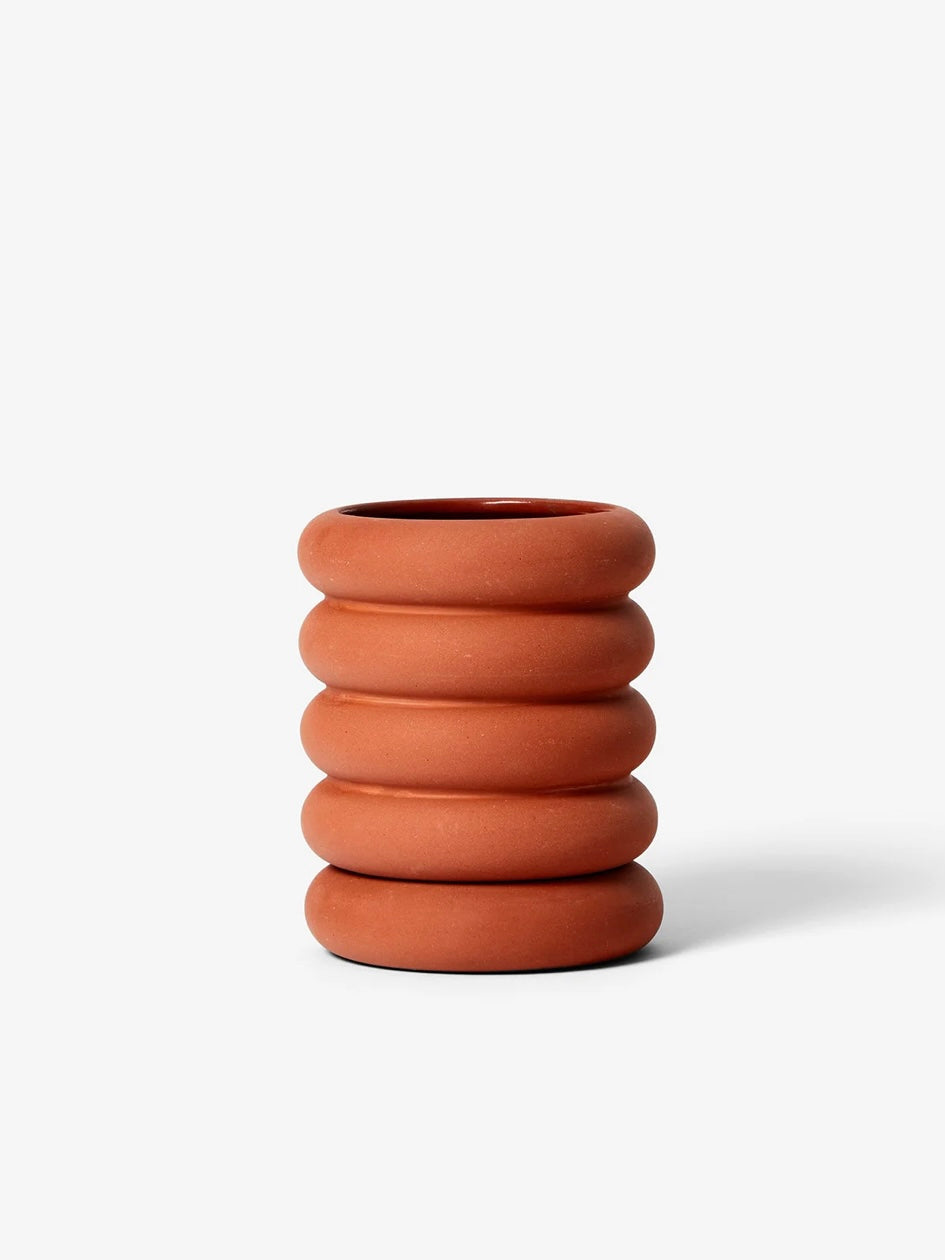 Areaware Stacking Planter - Mini Terra Cotta - Tall