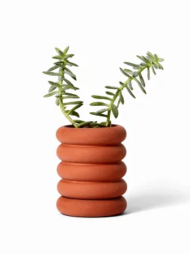 Areaware Stacking Planter - Mini Terra Cotta - Tall