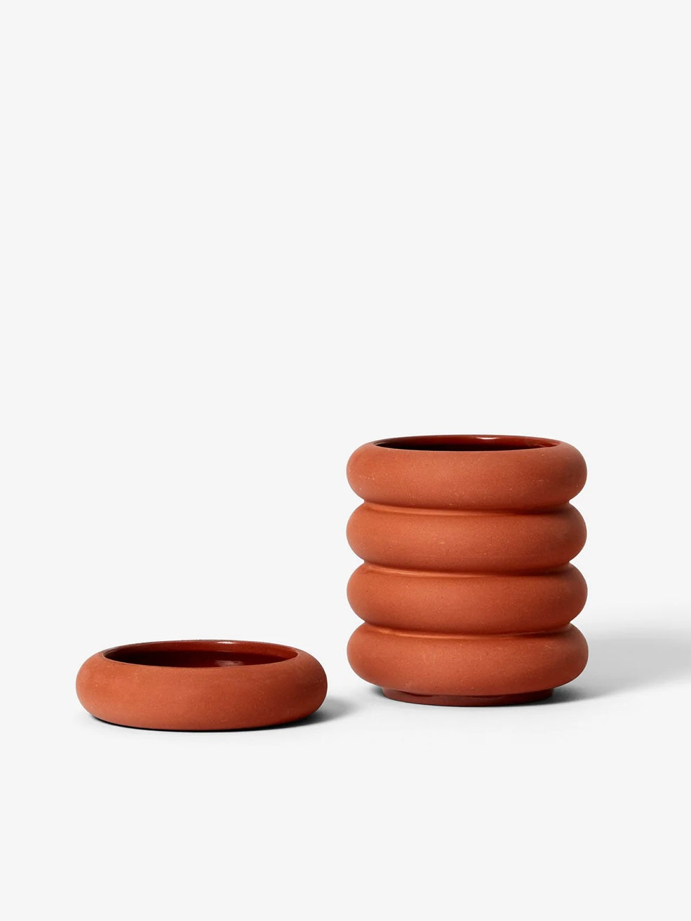 Areaware Stacking Planter - Mini Terra Cotta - Tall