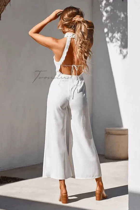 Bree Jumpsuit - White