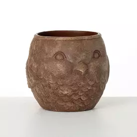 Brown Outdoor Bird Planter