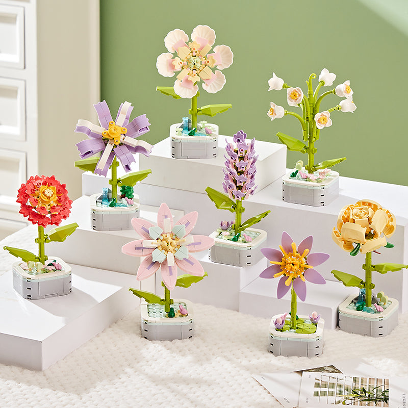 Building Block Diy Flower Planter - Kimi