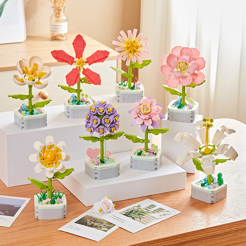 Building Block Diy Flower Planter - Kimi