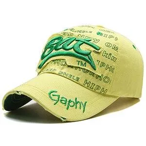 Casual Summer Unisex Yellow Green Purple Trucker Snapback Baseball Cap