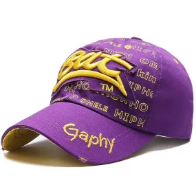 Casual Summer Unisex Yellow Green Purple Trucker Snapback Baseball Cap