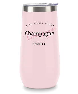 Champagne Tumbler - Bubbles