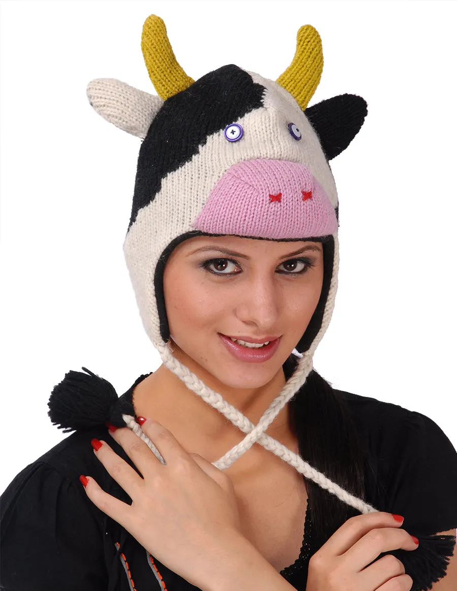 Cow Faced Animal Hat