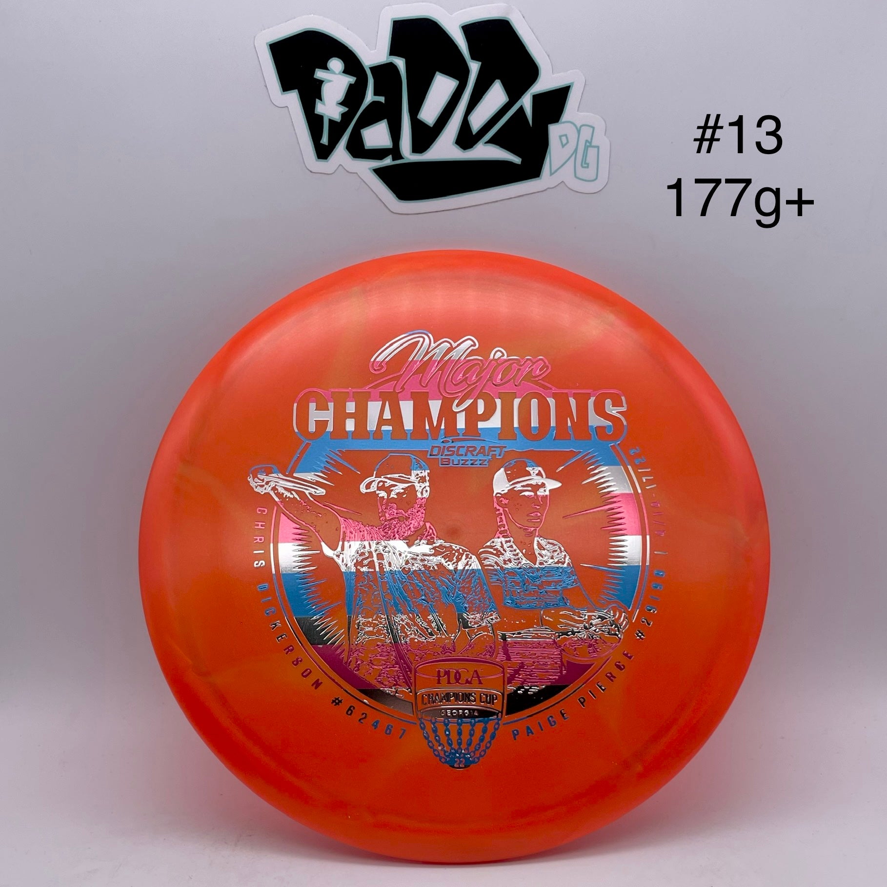 Discraft Z Swirl 2022 Tour Series Champions Cup Buzzz Midrange