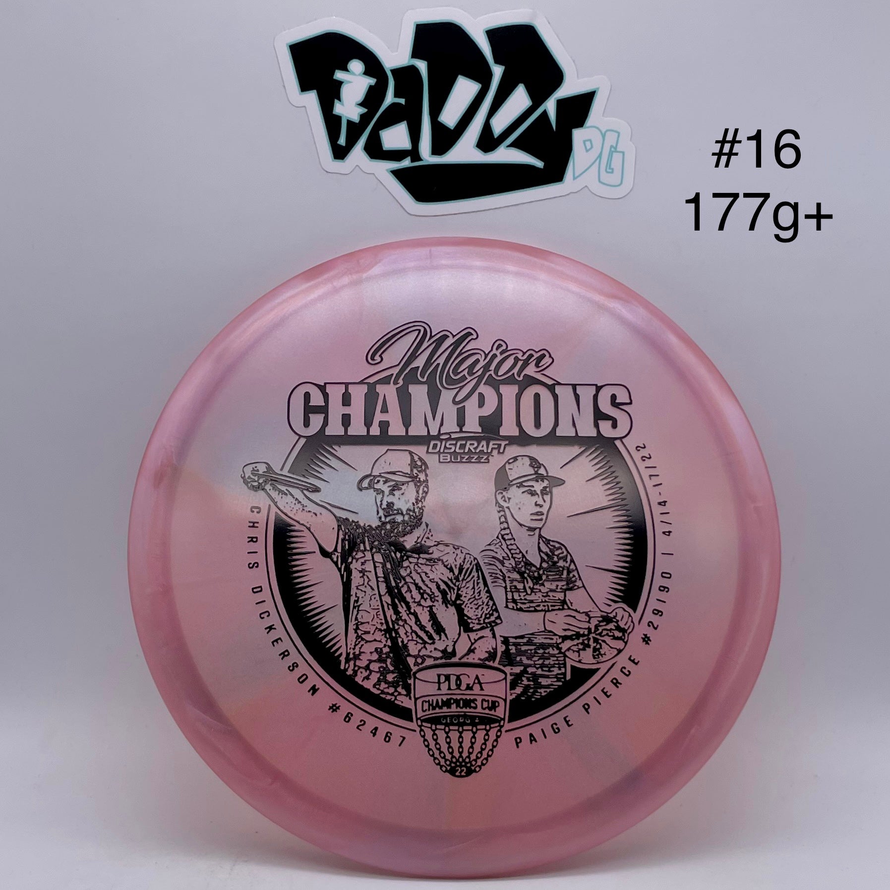 Discraft Z Swirl 2022 Tour Series Champions Cup Buzzz Midrange