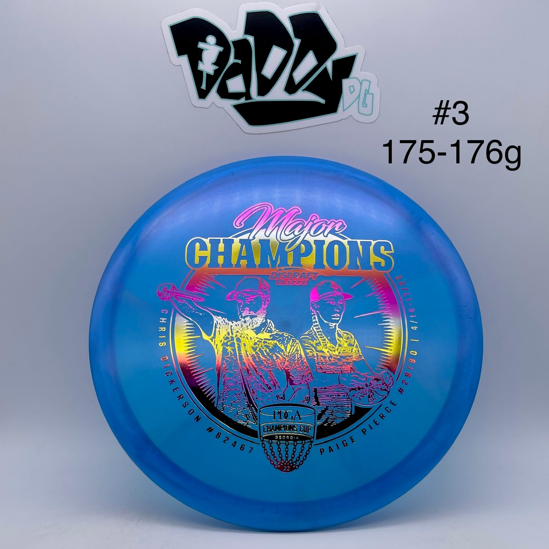 Discraft Z Swirl 2022 Tour Series Champions Cup Buzzz Midrange