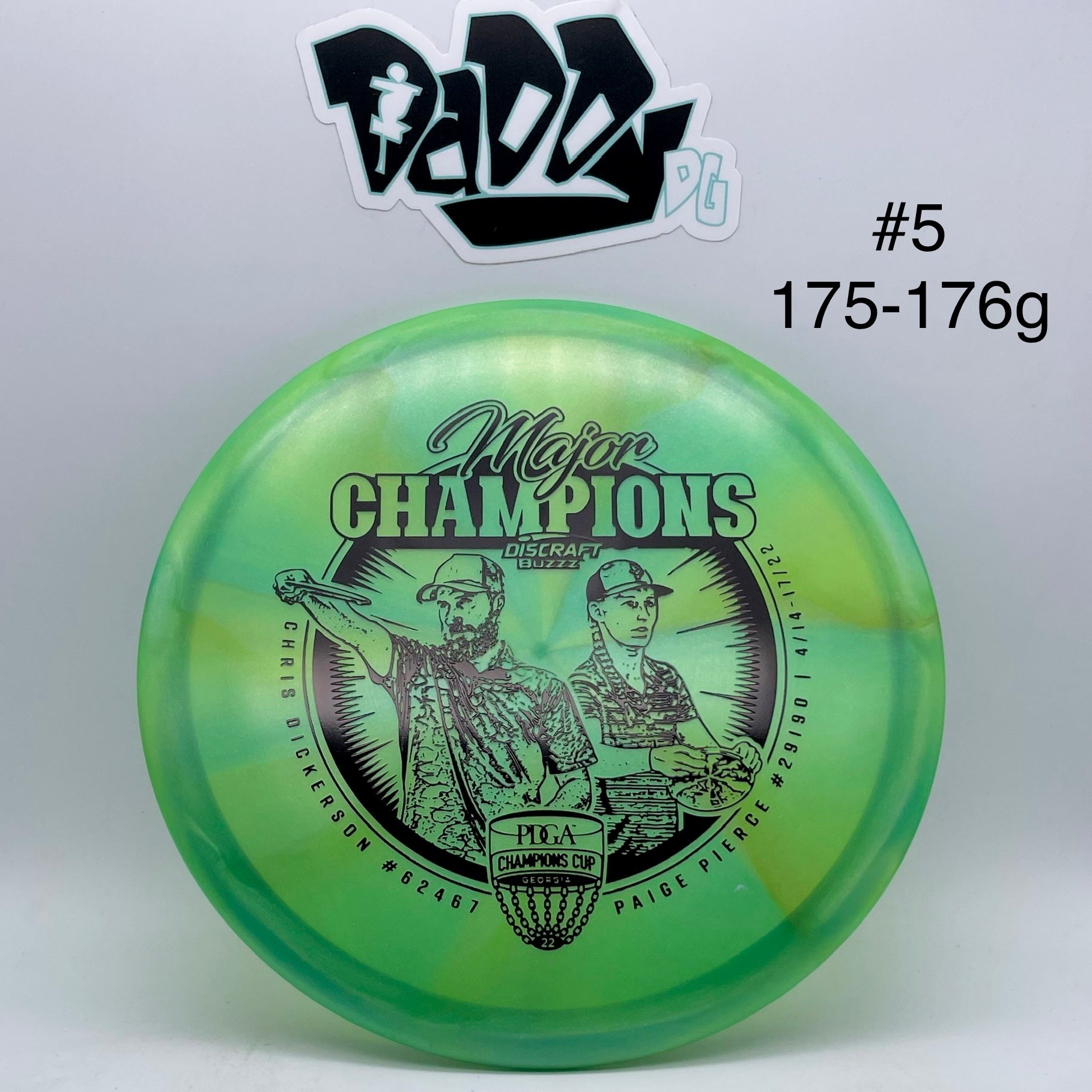 Discraft Z Swirl 2022 Tour Series Champions Cup Buzzz Midrange