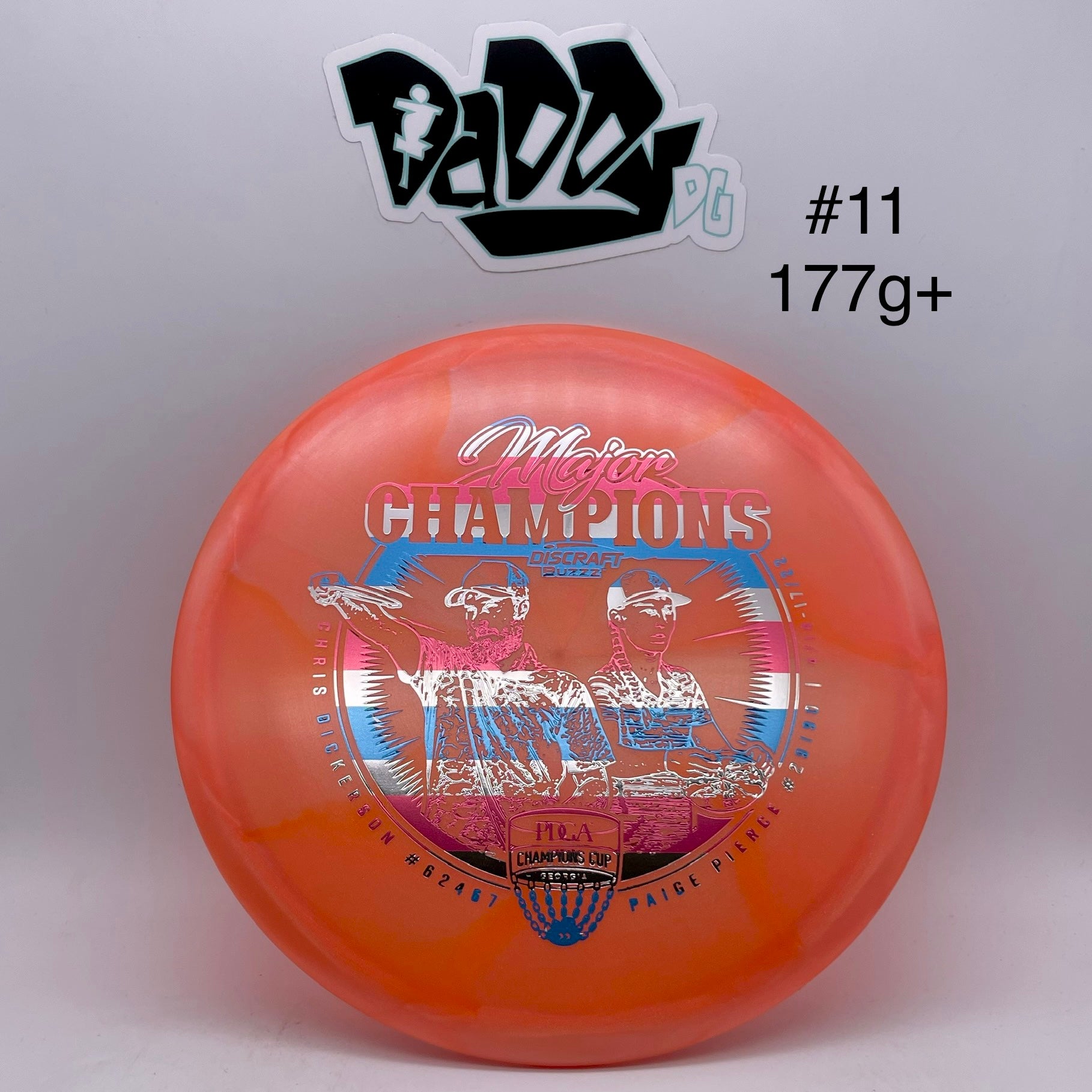 Discraft Z Swirl 2022 Tour Series Champions Cup Buzzz Midrange