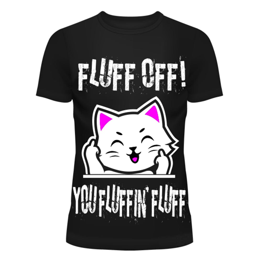 FLUFFING FLUFF T - BLACK