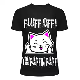 FLUFFING FLUFF T - BLACK