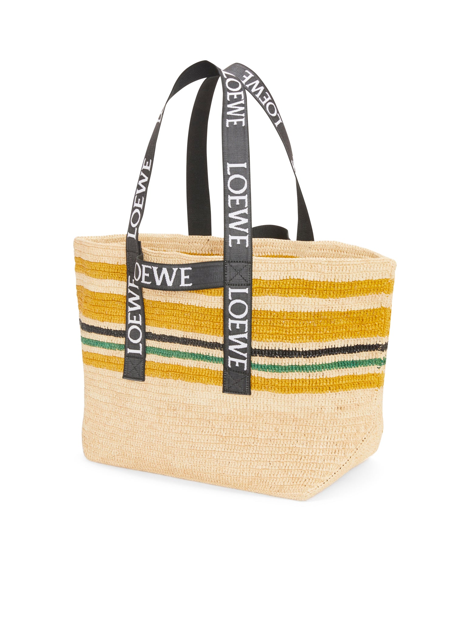 Fold Shopper in raffia