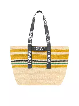 Fold Shopper in raffia