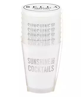 Frost Cups, Set of 6 - Sunshine and Cocktails