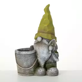 Gnome With Pail Planter