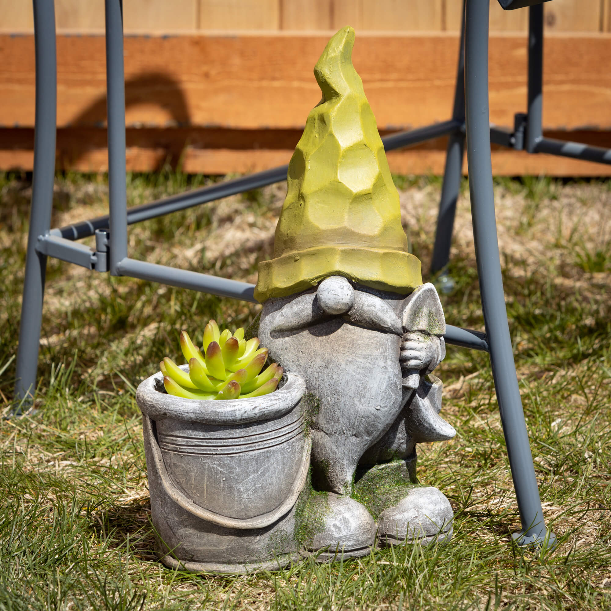 Gnome With Pail Planter