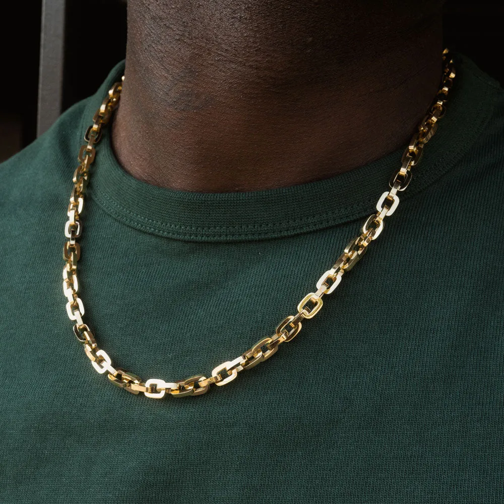 Gold Cable Rolo Chain