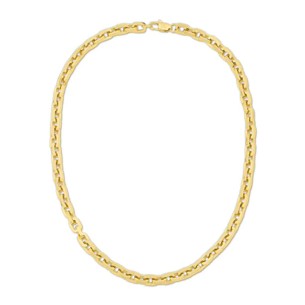 Gold Cable Rolo Chain