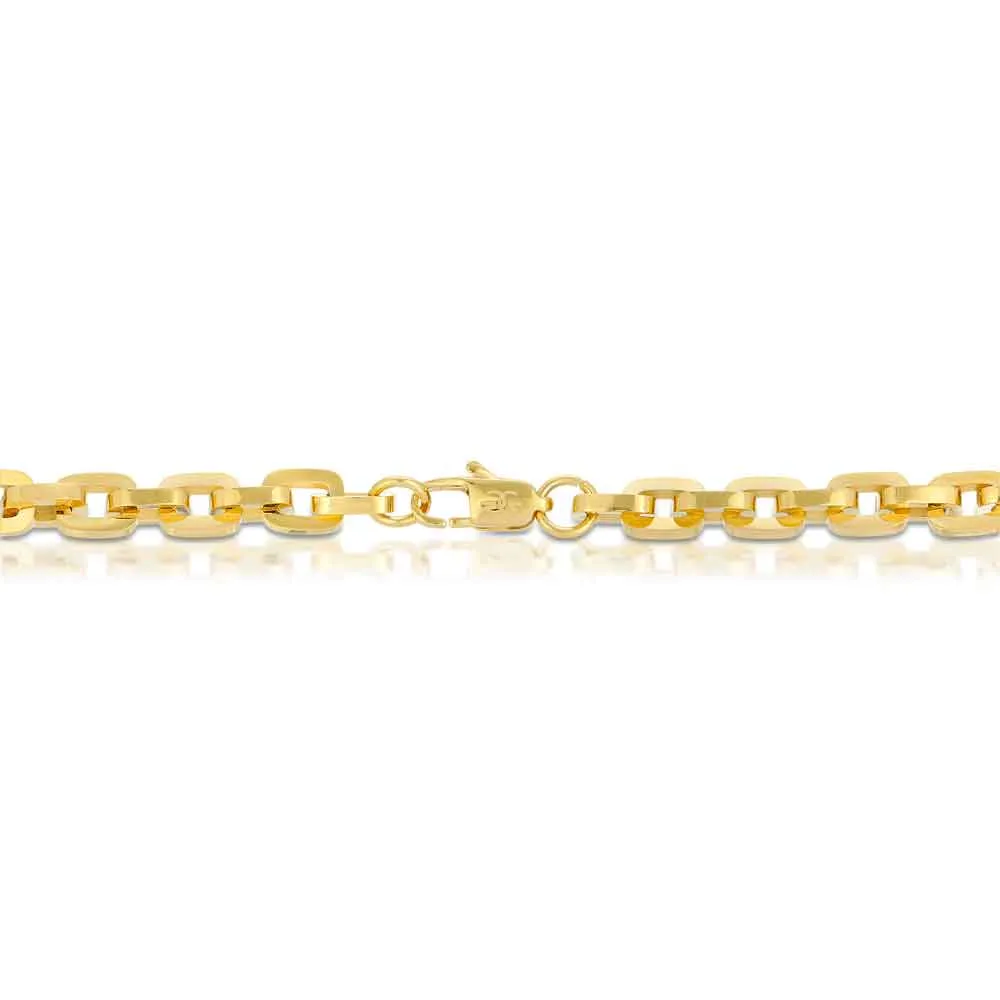 Gold Cable Rolo Chain