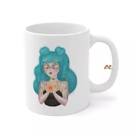 Goth Girl Ceramic Mug 11floz