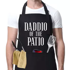 Grill Apron for Dad - Daddio of The Patio - Father Day Bundle Gifts