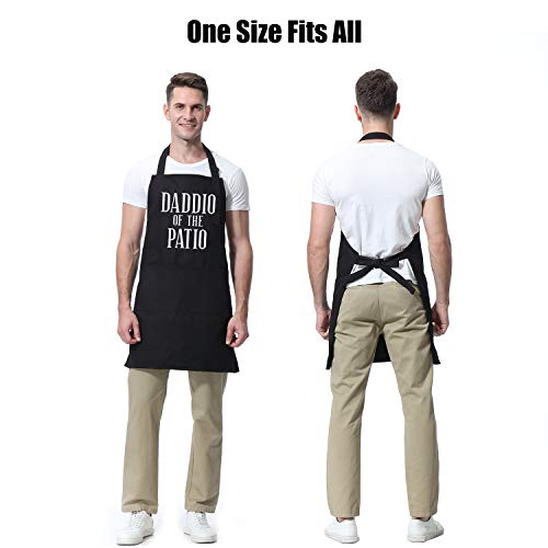 Grill Apron for Dad - Daddio of The Patio - Father Day Bundle Gifts