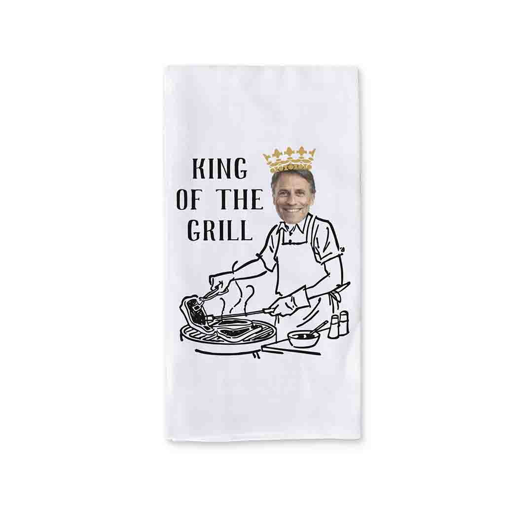 Grill Master Personalized Photo Dishtowel 2 Piece Set