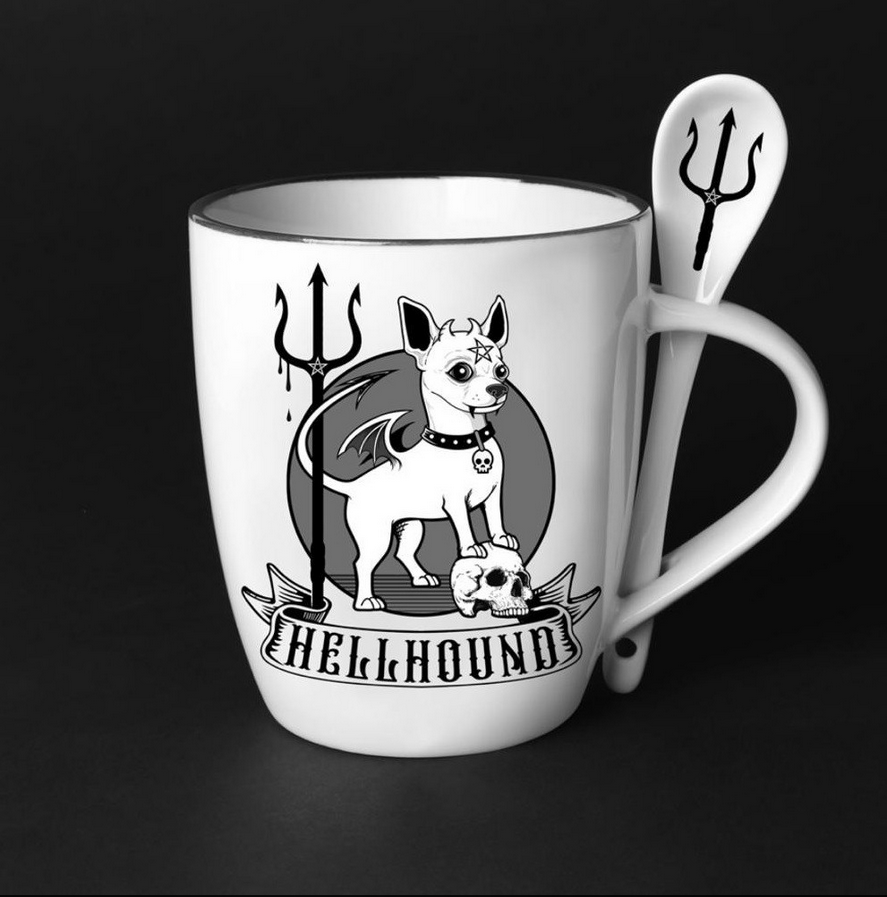 Hellhound Mug & Spoon Set