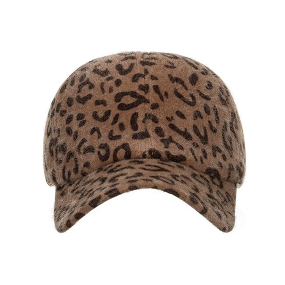 Hip Hop Autumn Unisex Adjustable Leopard Snapback Trucker Baseball Cap