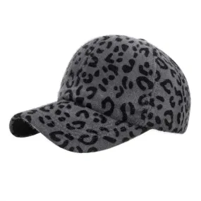 Hip Hop Autumn Unisex Adjustable Leopard Snapback Trucker Baseball Cap