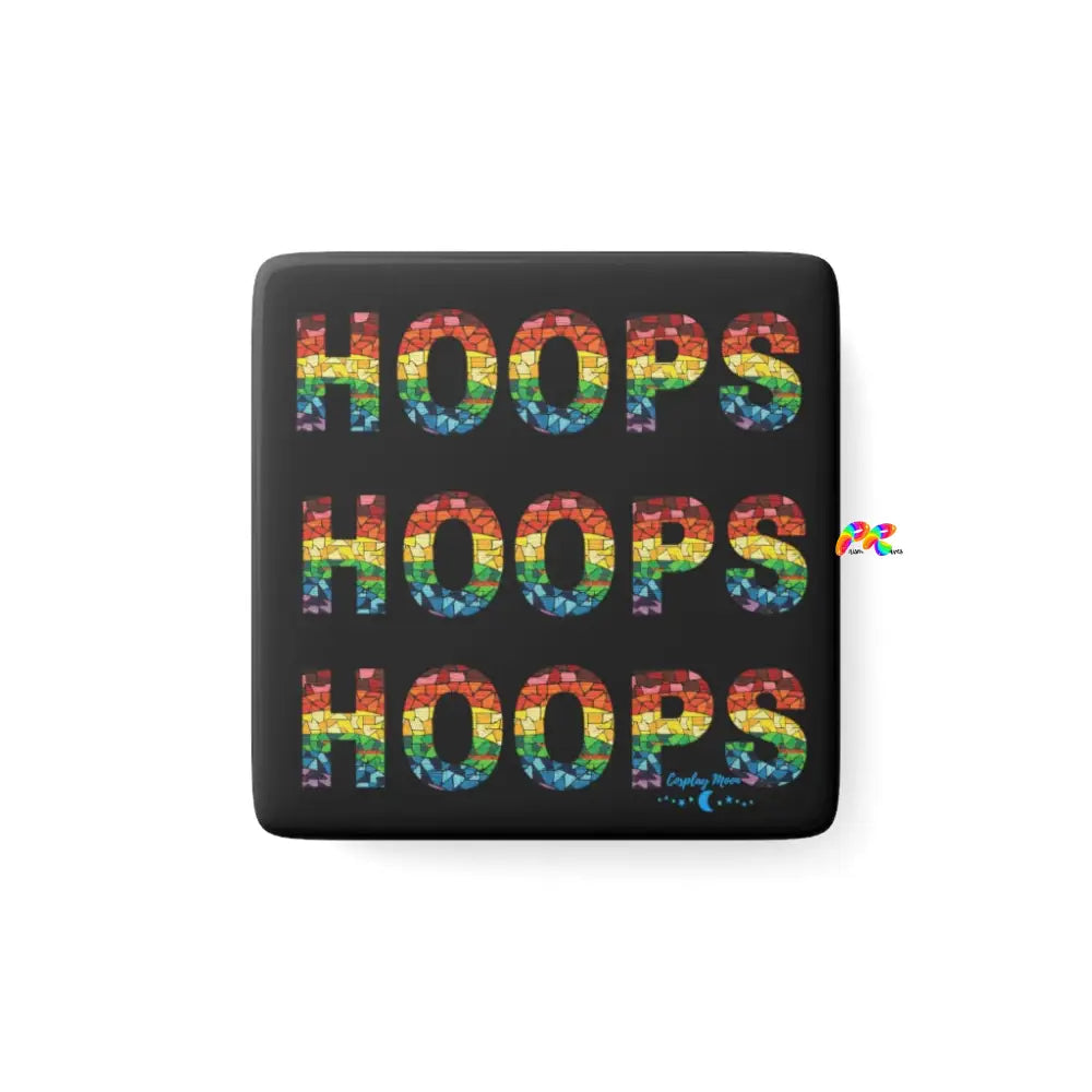 HOOPS Porcelain Magnet, Square 2