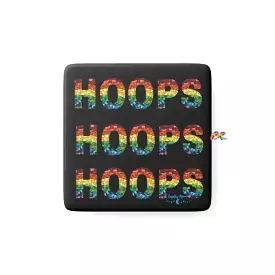 HOOPS Porcelain Magnet, Square 2