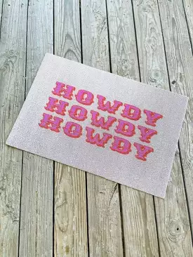 HOWDY WELCOME MAT