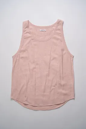 Indi + Ash Ripley Tank Handwoven Kala Cotton - Sappanwood Pink