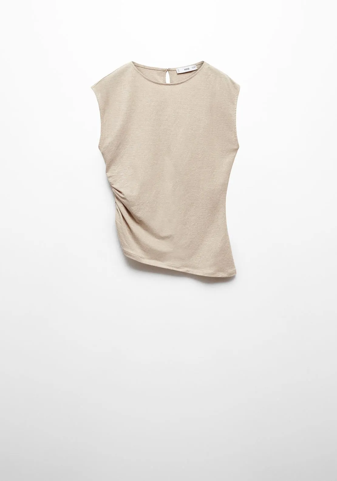 Knit asymmetric top