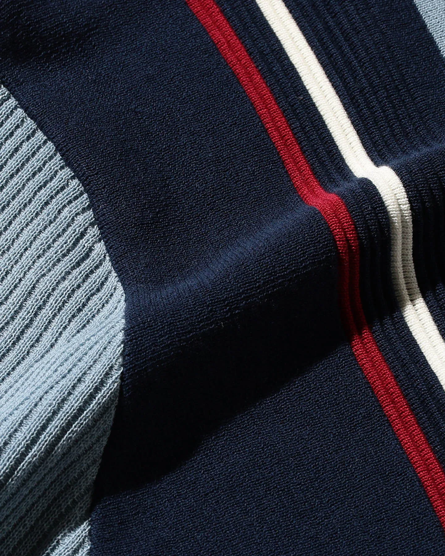 Knit Polo Stripe