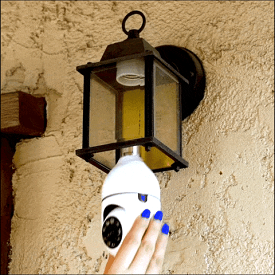 Libiyi light bulb security camera
