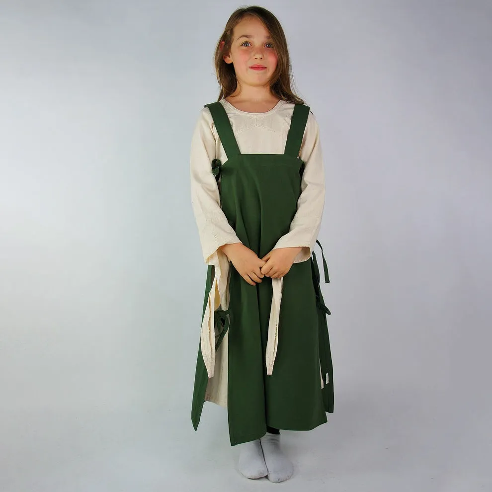 Little Shieldmaiden's Green Overdress