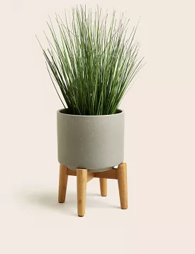 Medium Ceramic Planter with Stand